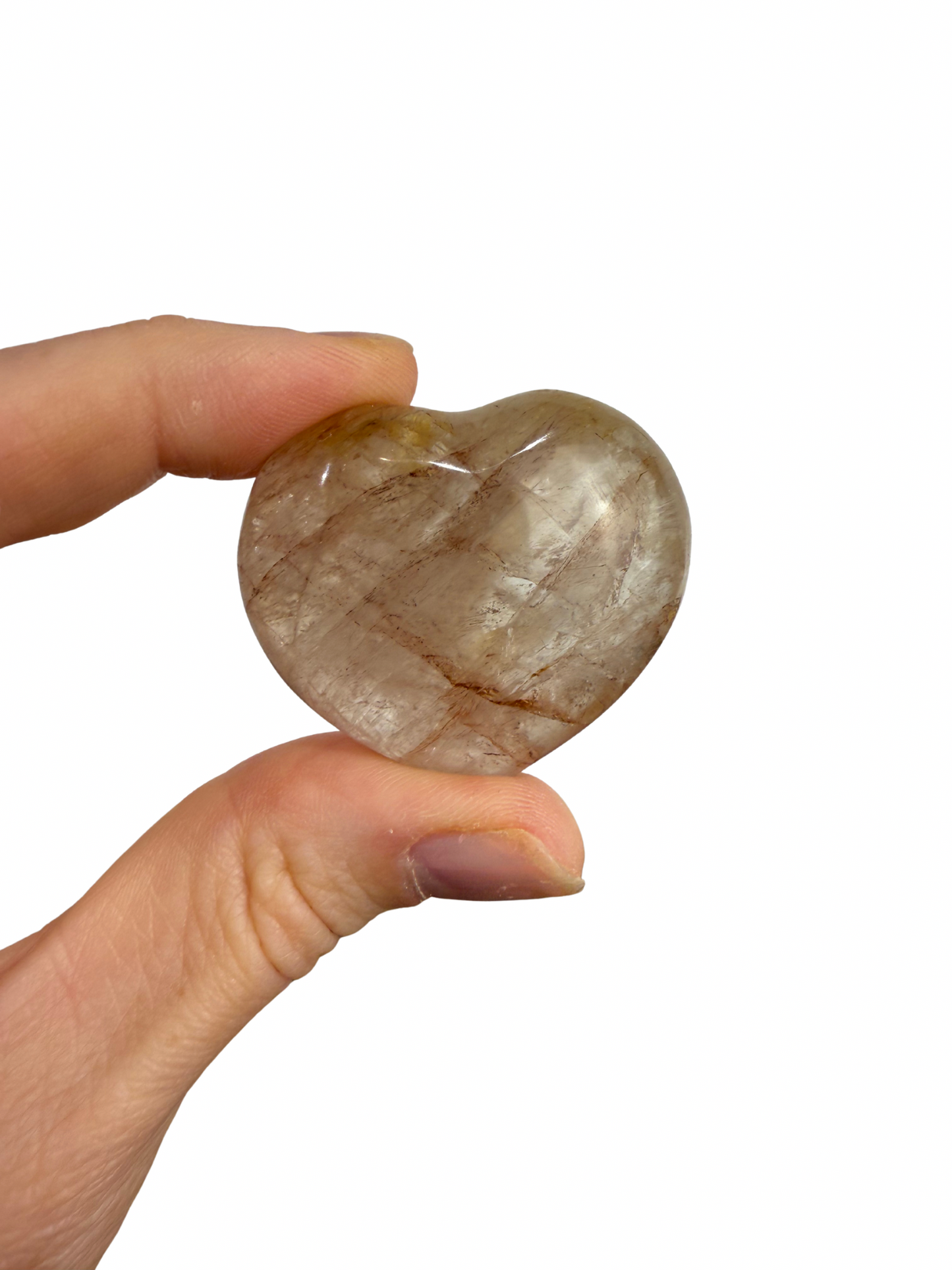 Red Healer (Hematoid Quartz) heart