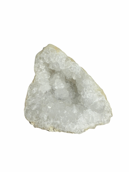Quartz geode half
