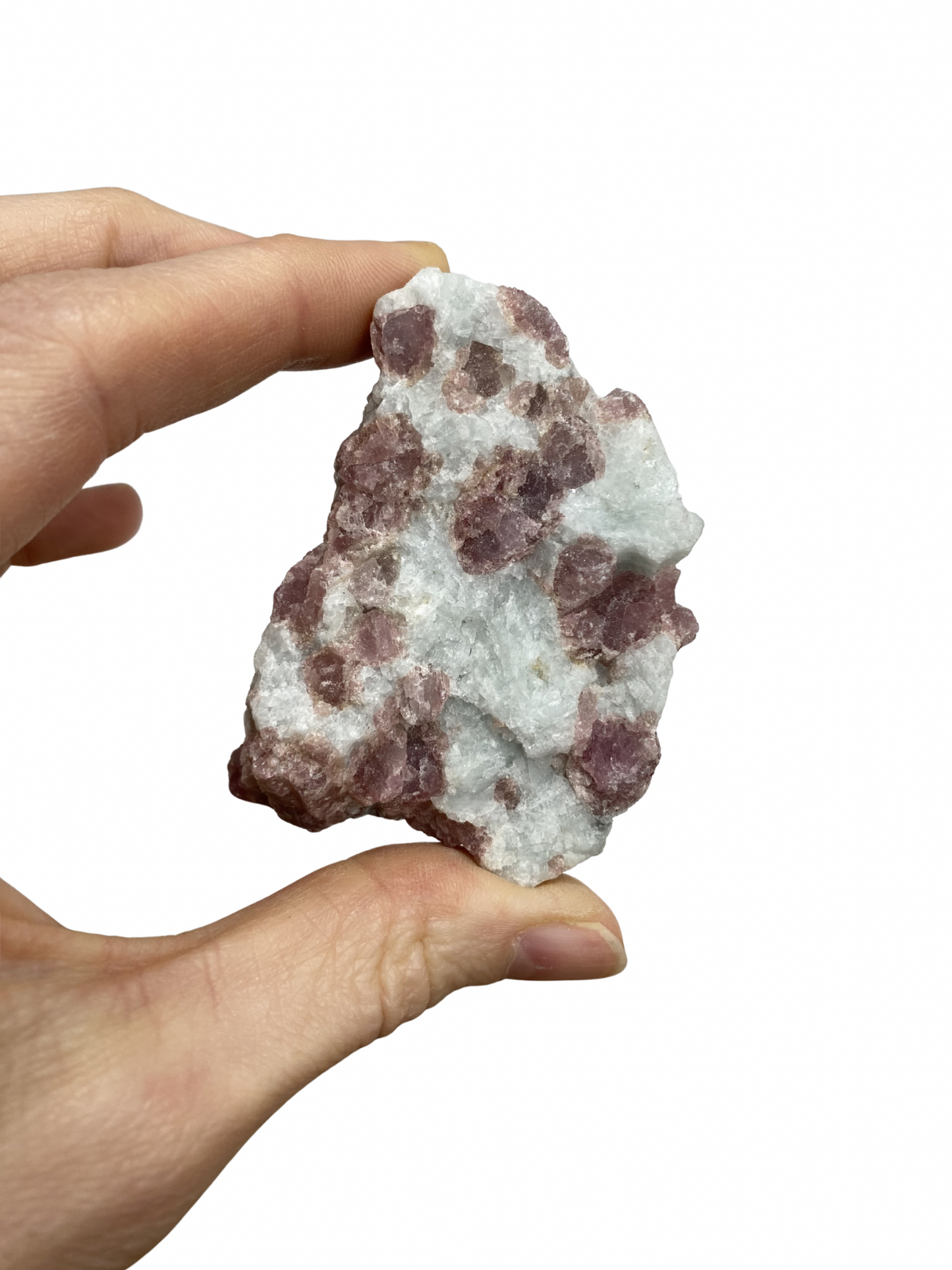 Ruwe Roze Toermalijn brok (Rubeliet) 1