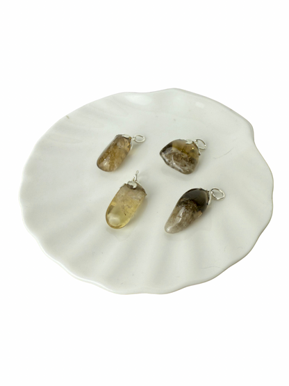 Olivia tumbled stone pendant Citrine