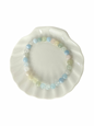 Dalmatian Jasper ball bracelet 8 mm