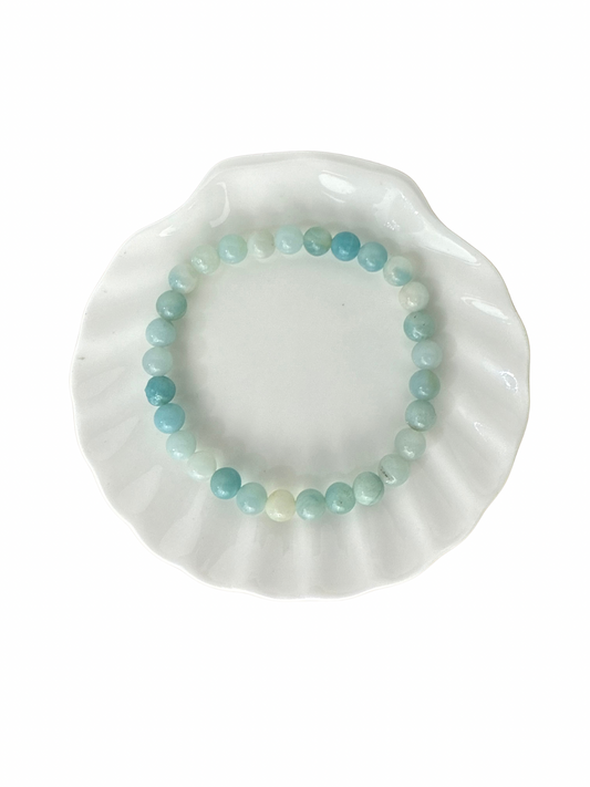 Amazoniet armbandkogel 6 mm