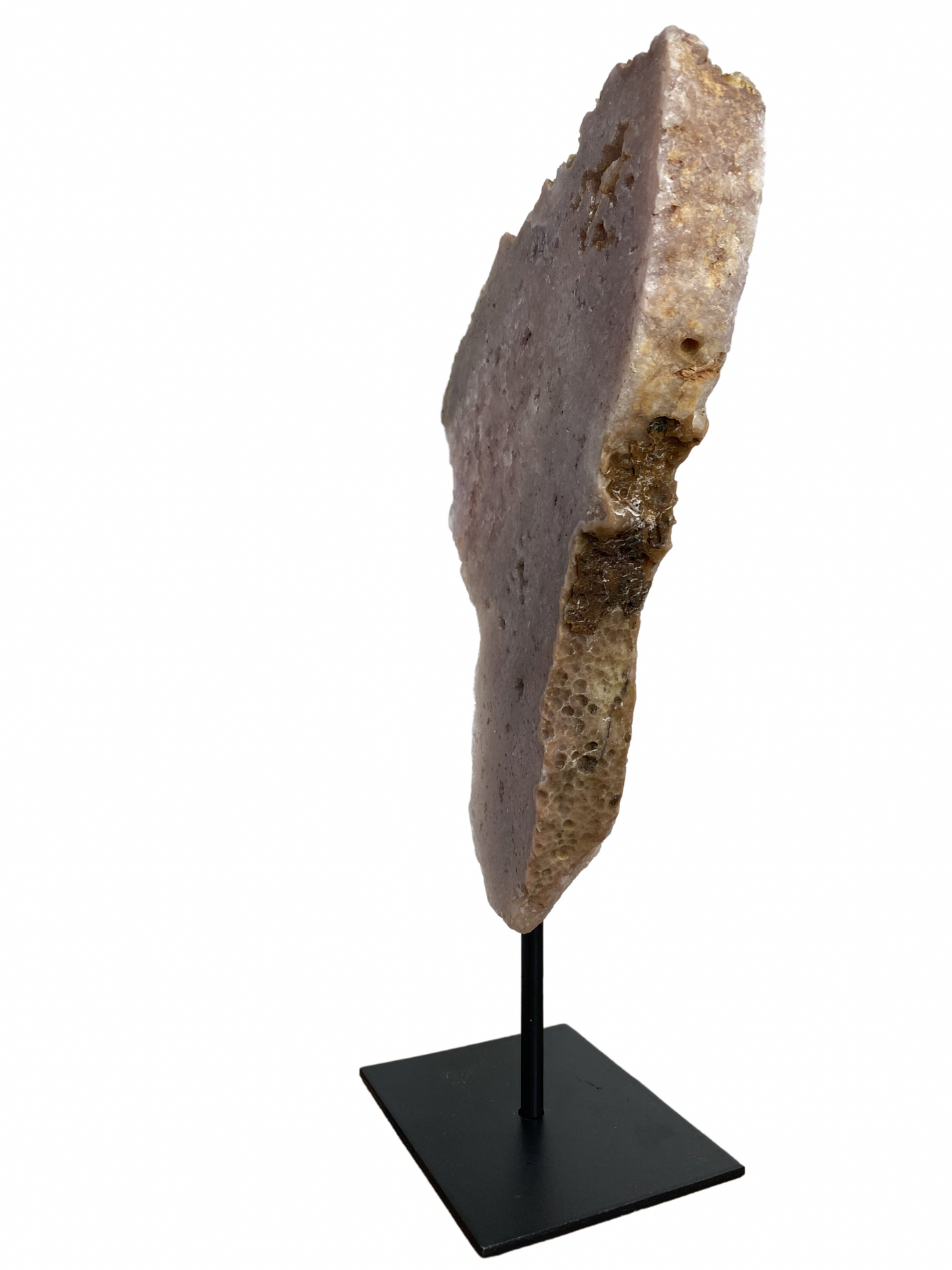 Roze Amethist (Chalcedoon) op standaard