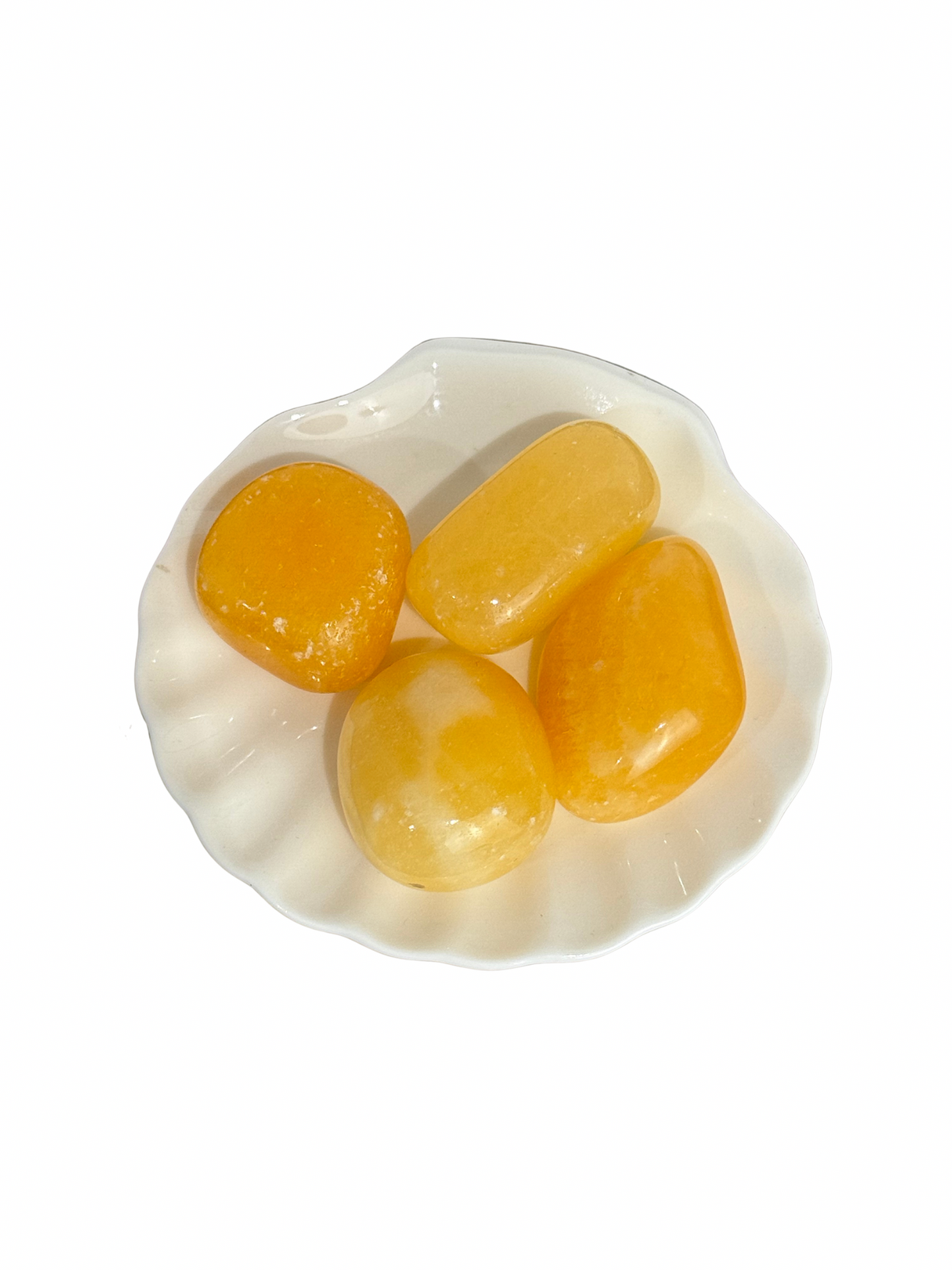 Trommelsteen Oranje Calciet