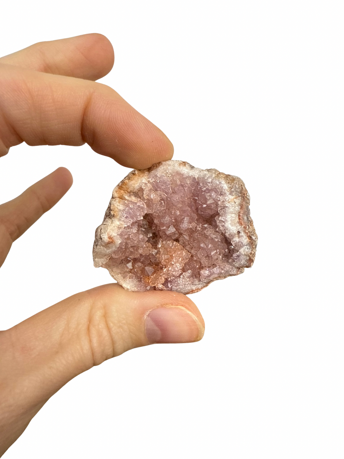 Roze Amethist geode uit Patagonië 10
