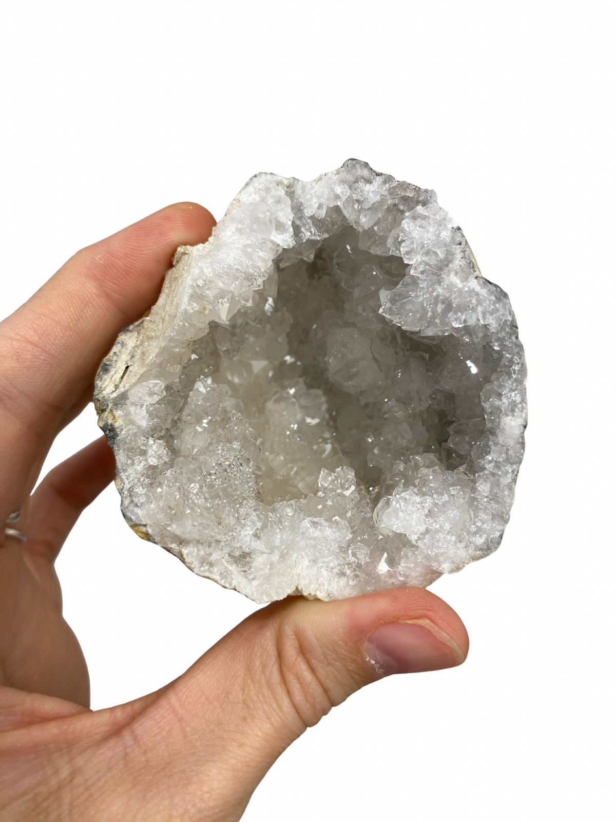 Kwarts geode half 2 (Marokko)
