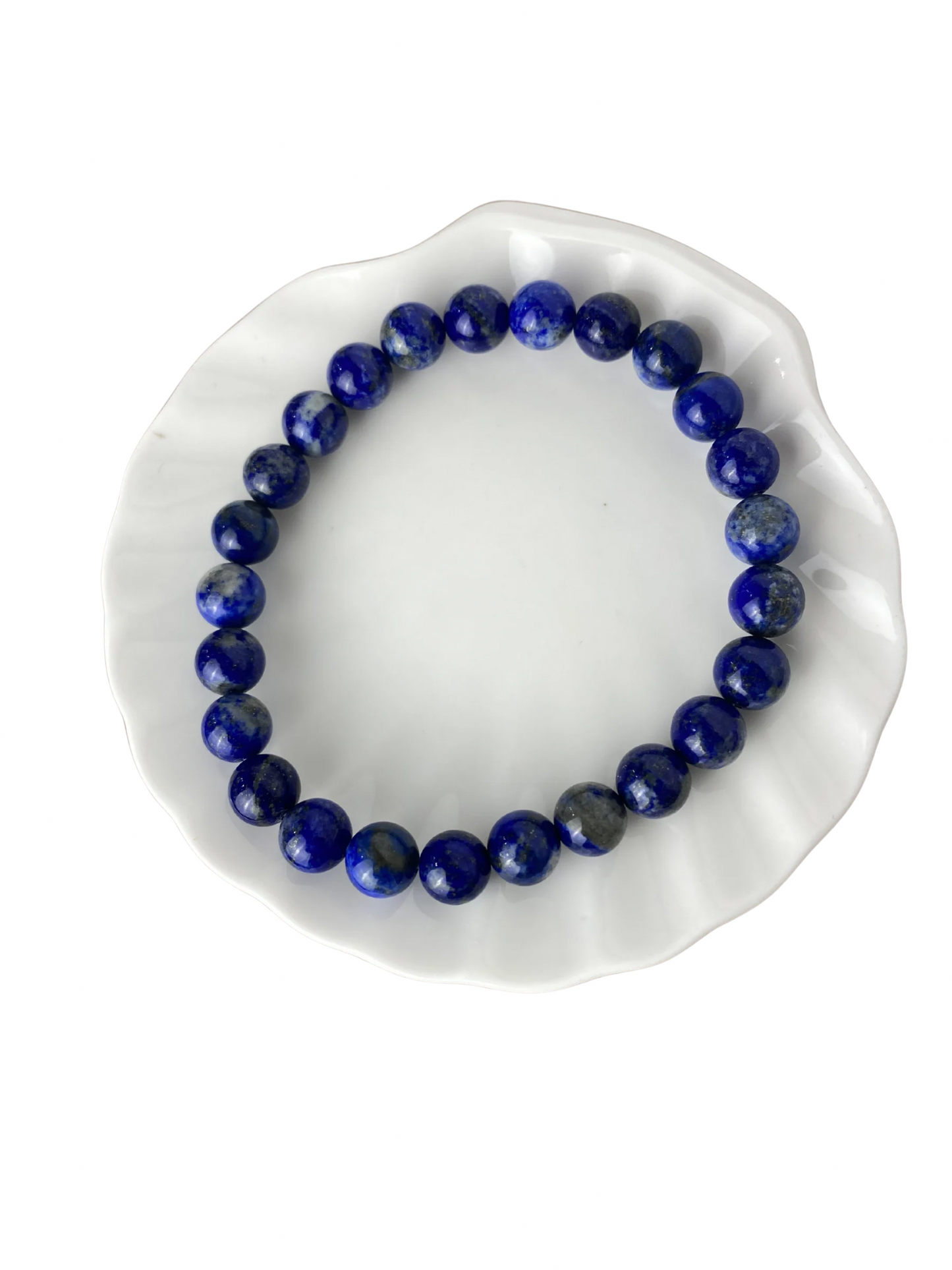 Lapis Lazuli bracelet ball 6 mm