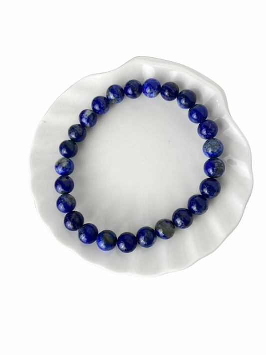 Lapis Lazuli kogelarmband 8 mm (21 cm)
