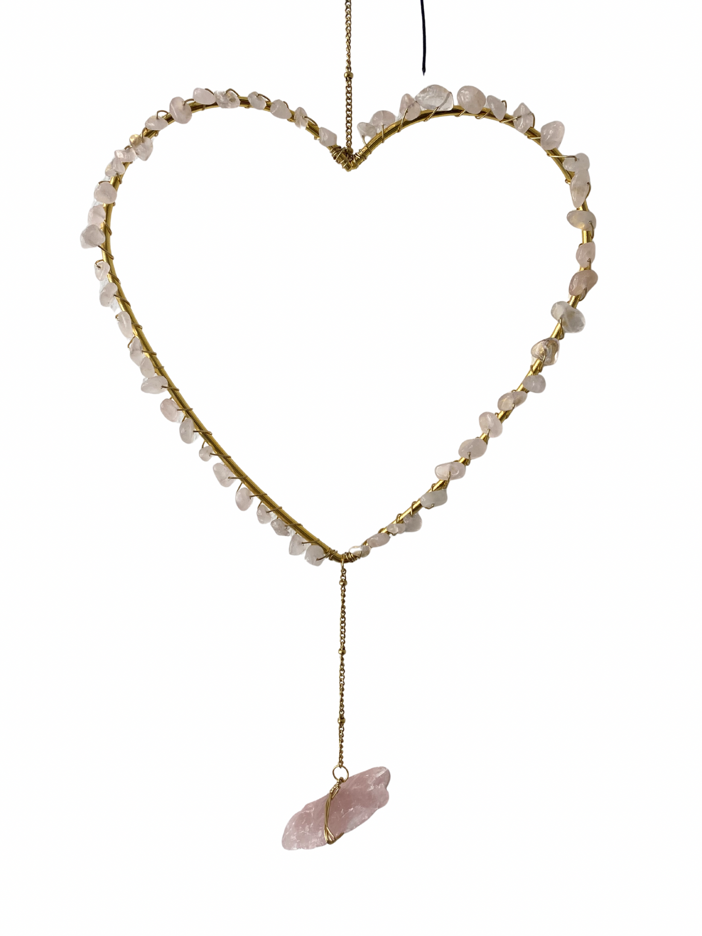 Gemstone heart pendant Moonstone