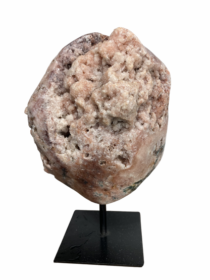 Pink Amethyst (Chalcedony) on stand
