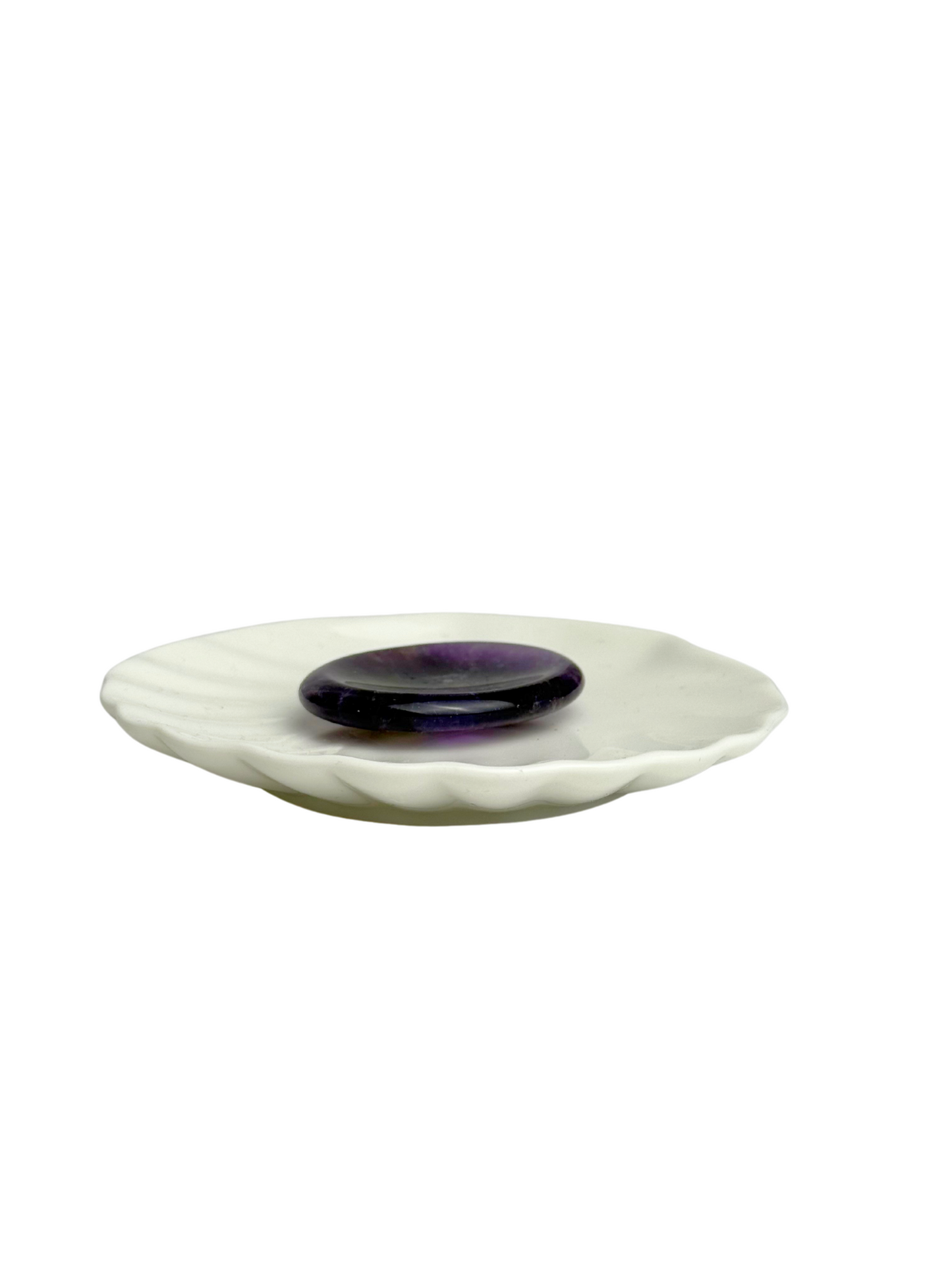 Amethyst worry stone