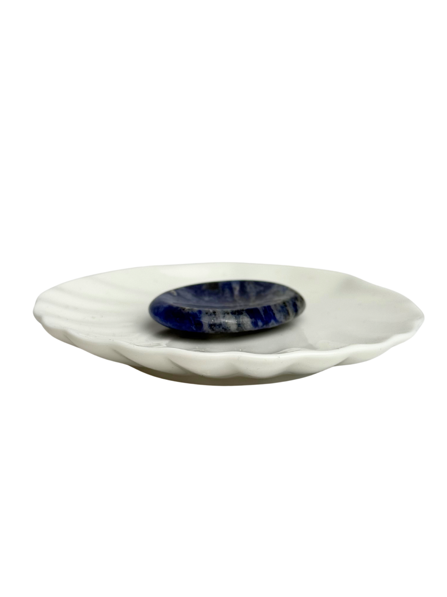Sodalite thumbstone (worry stone)