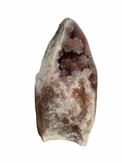 Roze Amethist (Chalcedoon) op standvlak