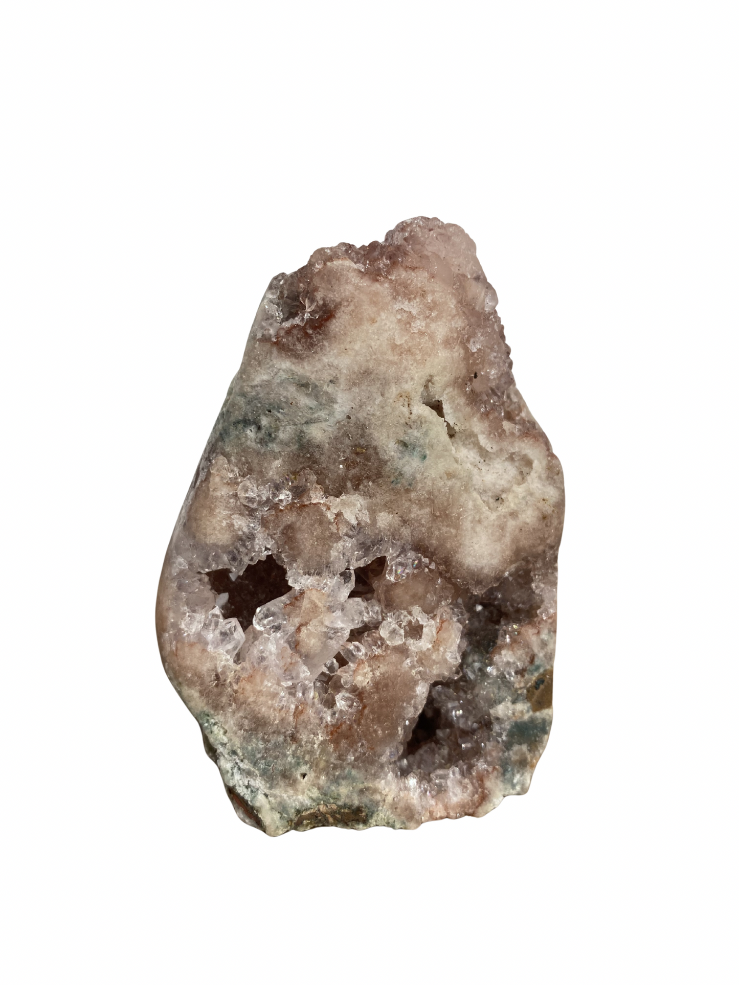 Roze Amethist (Chalcedoon) op standvlak 2