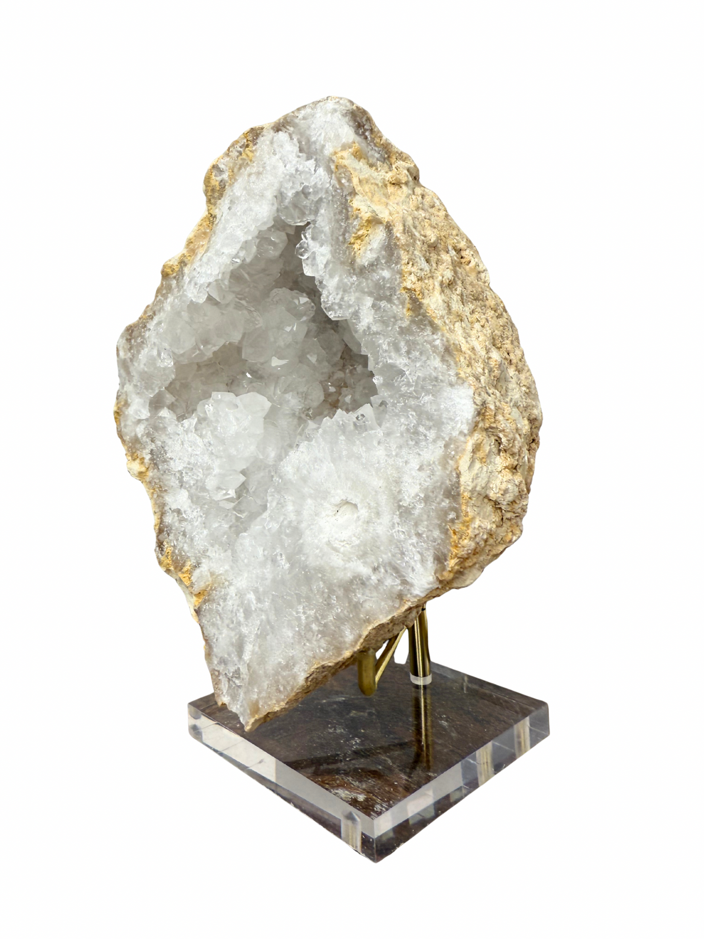 Kwarts geode half