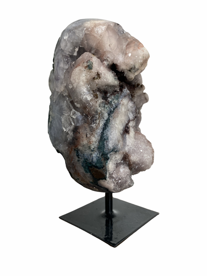 Roze Amethist (Chalcedoon) op standaard