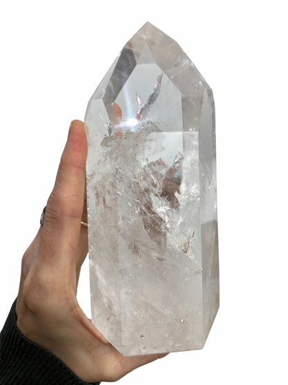 Bergkristal toren AA kwaliteit 2 (Brazilië) | 1,2 kg