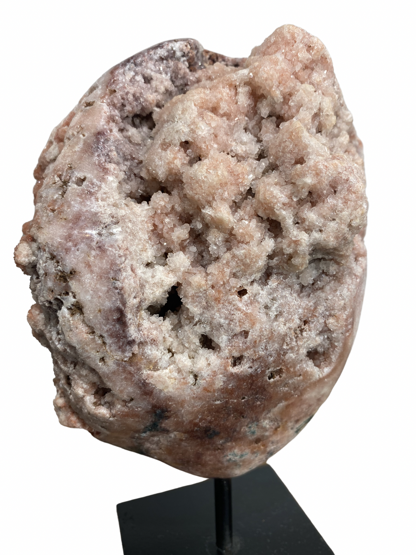 Pink Amethyst (Chalcedony) on stand