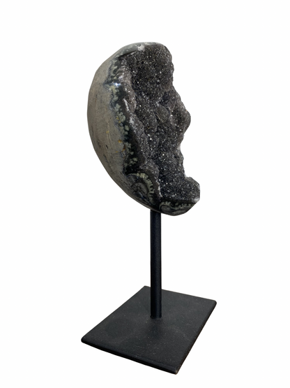 Galaxy Amethyst on stand