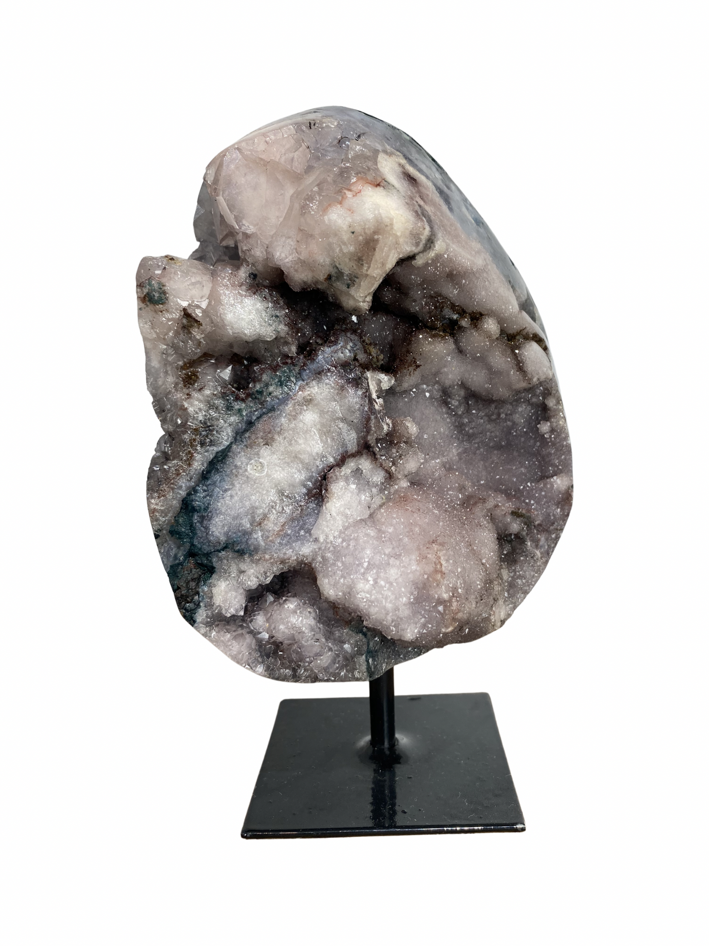 Roze Amethist (Chalcedoon) op standaard