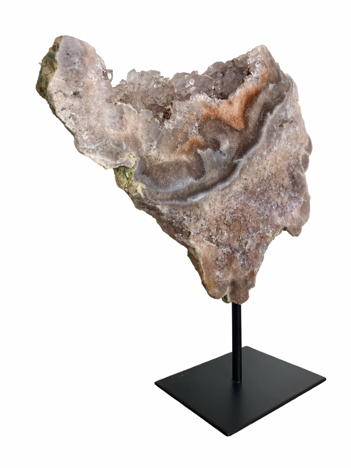 Pink Amethyst (Chalcedony) on stand