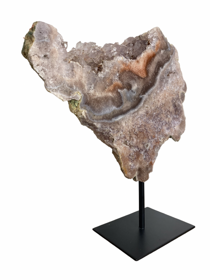 Pink Amethyst (Chalcedony) on stand