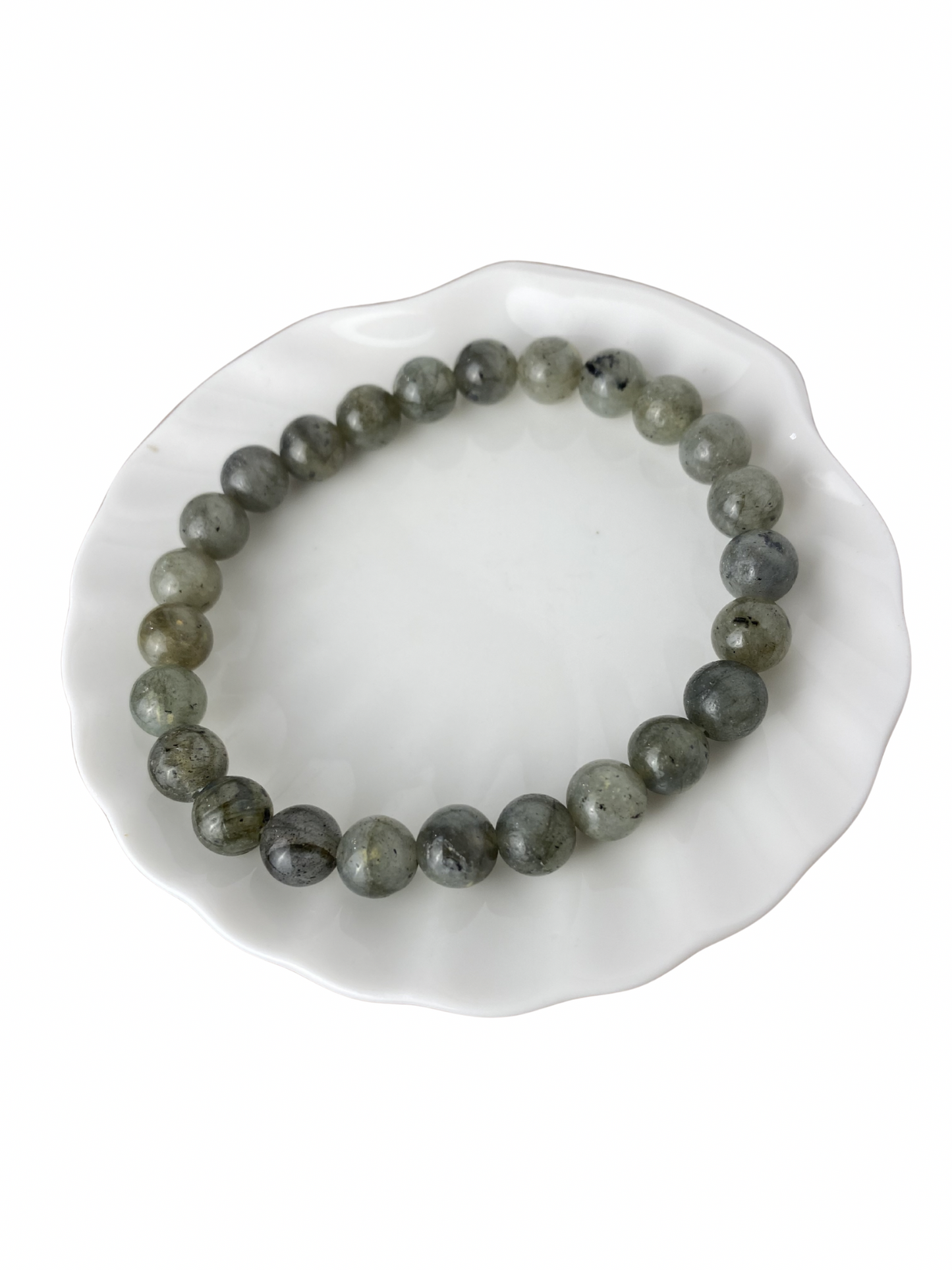 Labradorite bracelet ball 4 mm