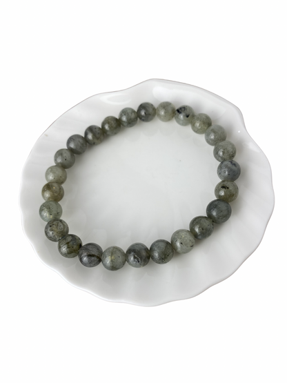 Labradorite bracelet ball 4 mm