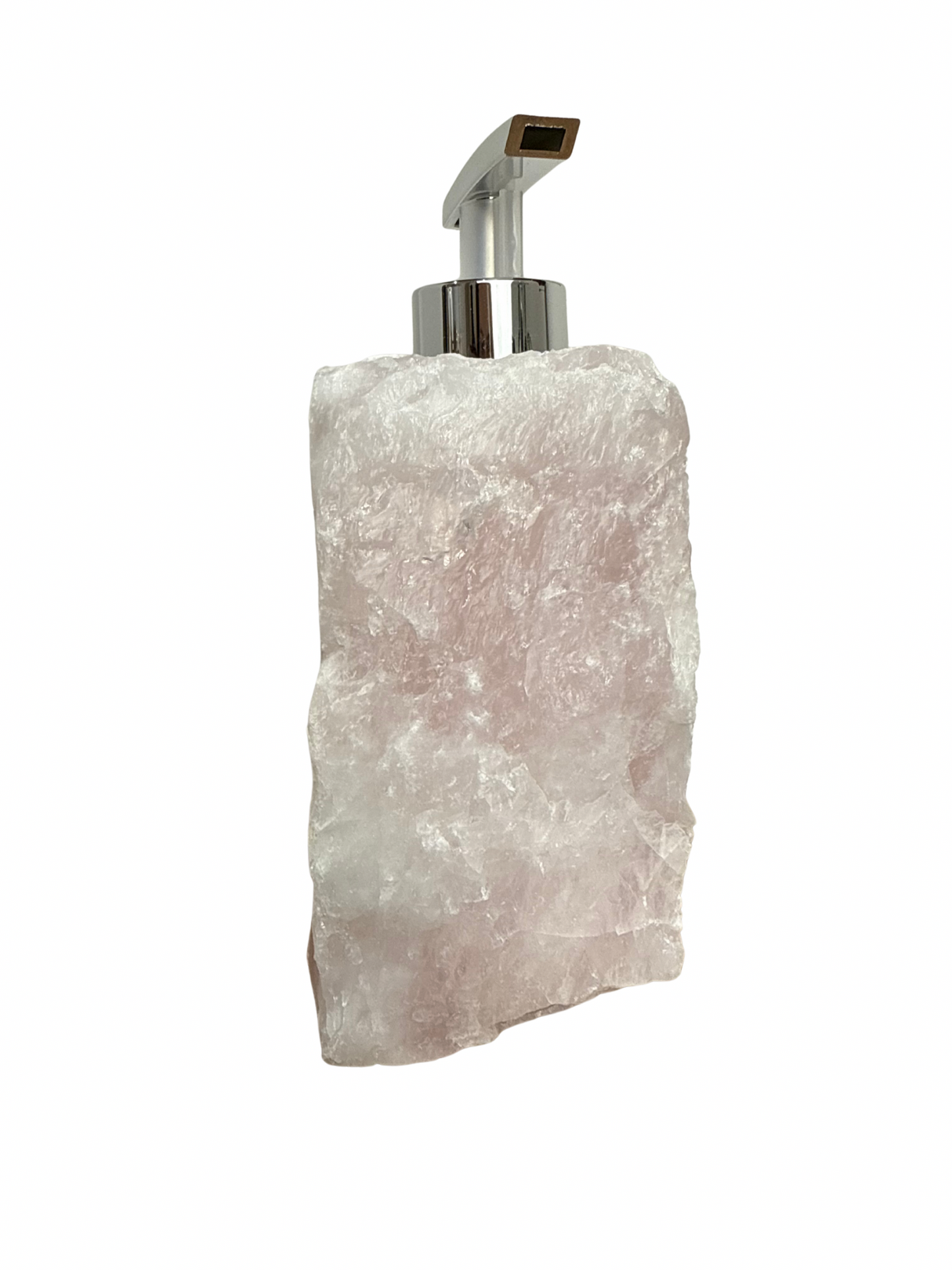 Zeeppomp van Rozenkwarts zilver 5