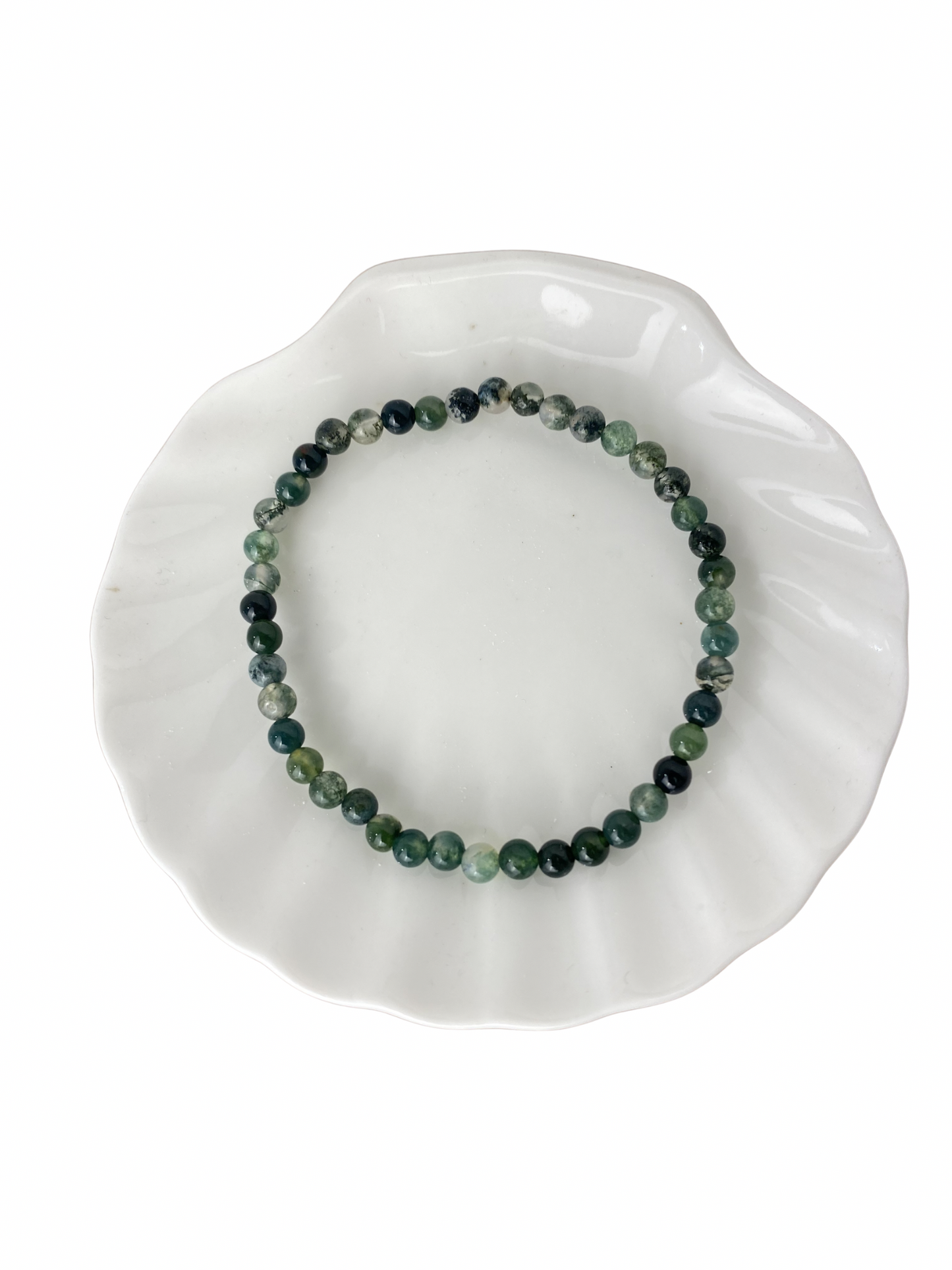 Mosagaat kogelarmband 4 mm