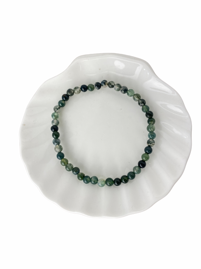 Mosagaat kogelarmband 4 mm