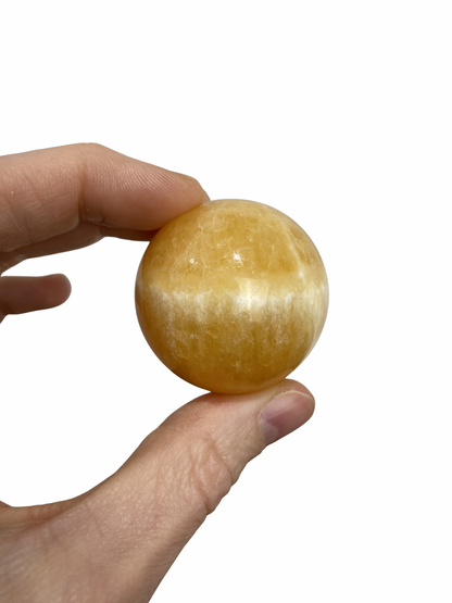 Orange Calcite ball