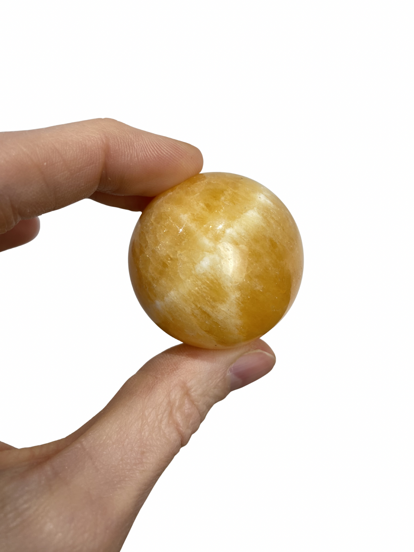 Orange Calcite ball