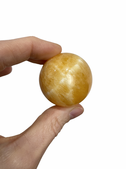 Orange Calcite ball