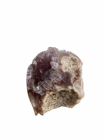 Roze Amethist (Chalcedoon) op standvlak 3