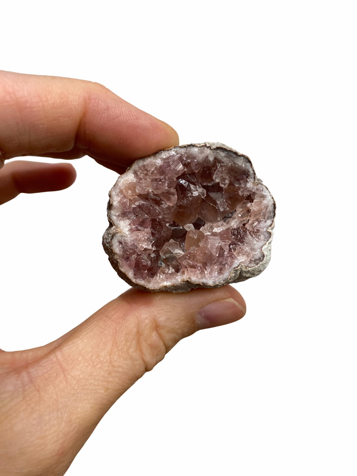 Roze Amethist geode uit Patagonië (Argentinië) 3