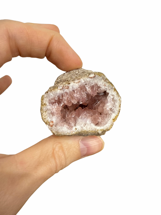 Roze Amethist geode uit Patagonië 7