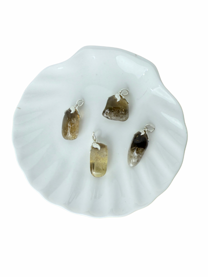 Olivia tumbled stone pendant Citrine