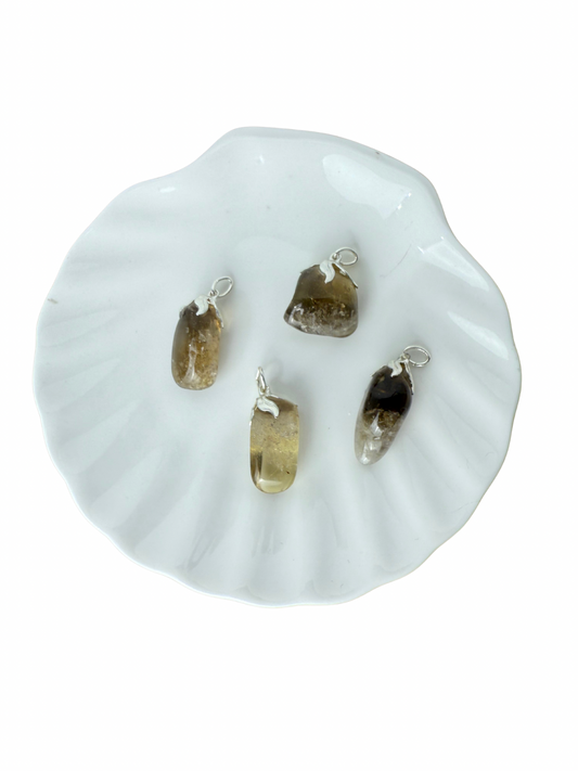 Olivia tumbled stone pendant Citrine