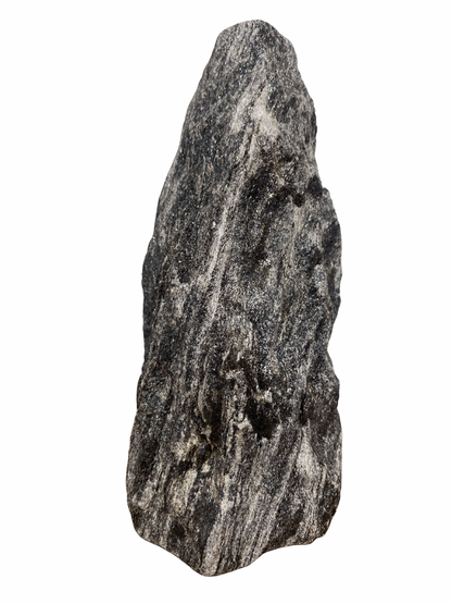 Zwarte Mica (Biotiet) sculptuur op standvlak