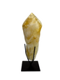 Burnt Amethyst point on stand 1