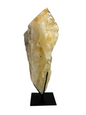 Burnt Amethyst point on stand