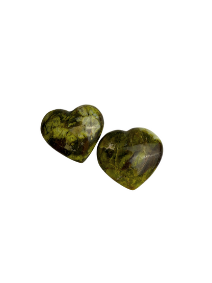 Green Opal heart