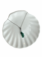 Indy necklace + Aventurine pendant split beads