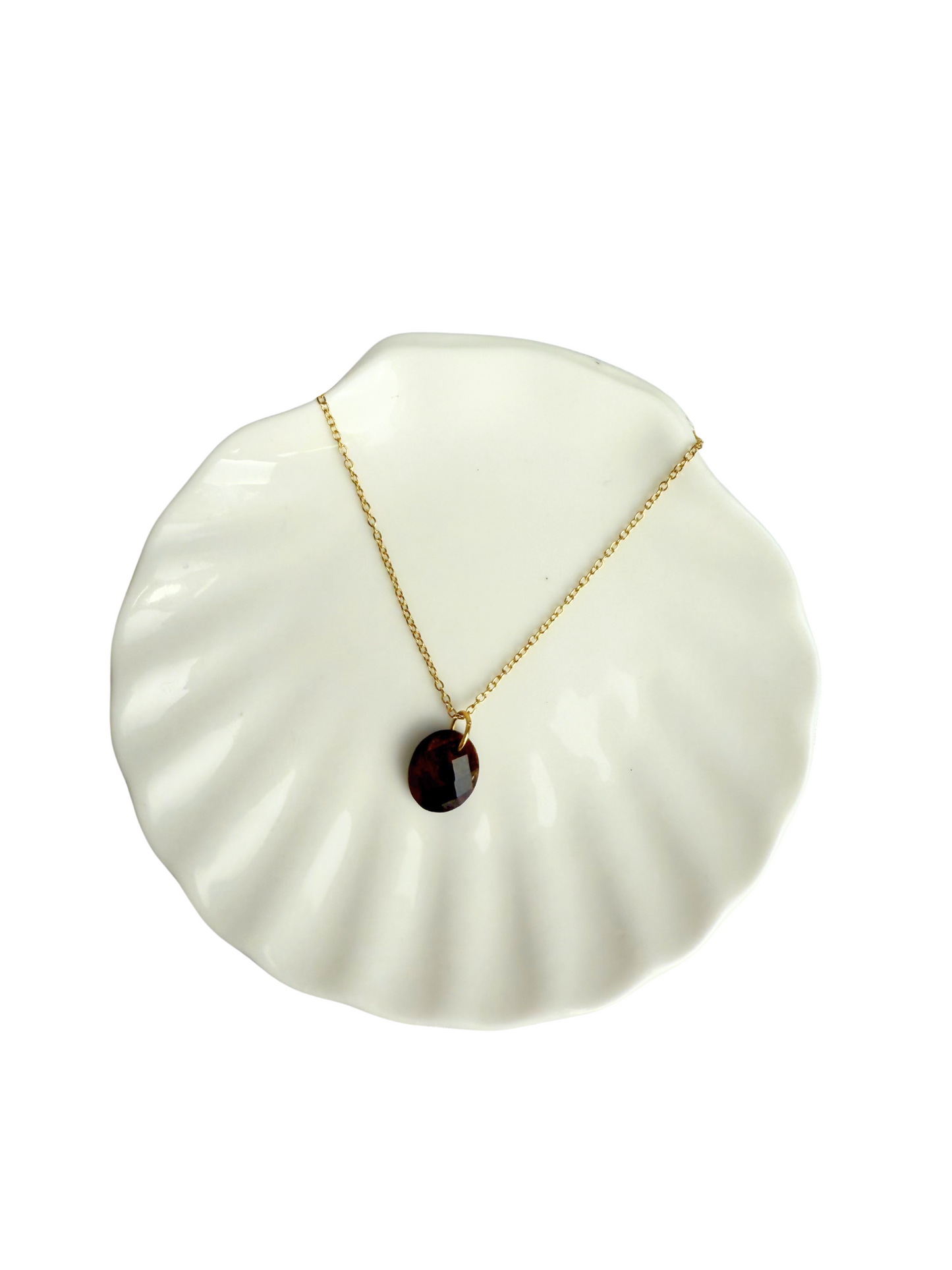 Mila ketting Tijgeroog hanger