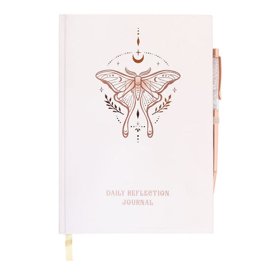 Luna Moth journal met Kwarts pen