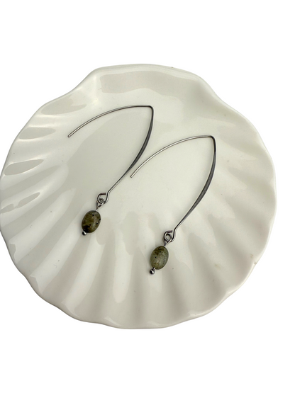 Nora earrings Labradorite