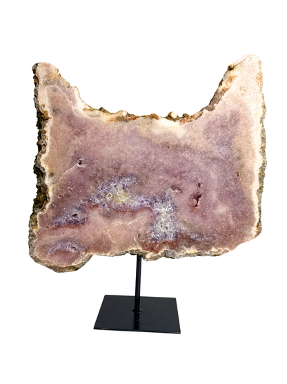 Roze Amethist (Chalcedoon) op standaard