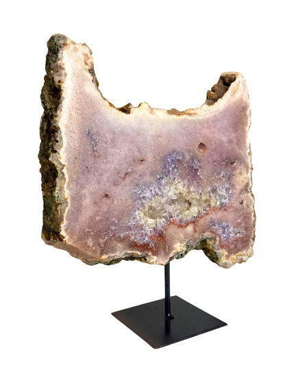 Roze Amethist (Chalcedoon) op standaard