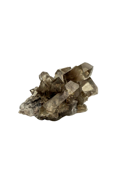 Smoky quartz cluster